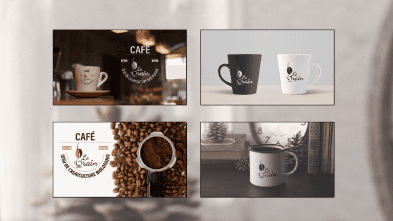 Mockup Logo Café